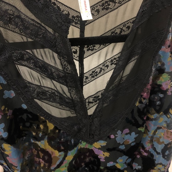 Free people velvet metallic dress - Picture 3 of 5